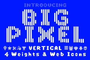 Big Pixel Vertical: Command Attention with Sci-Fi Typography