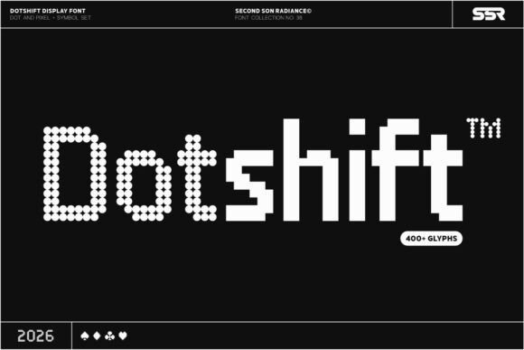 Dotshift: A Display Font That Blends Pixel and Dot Styles