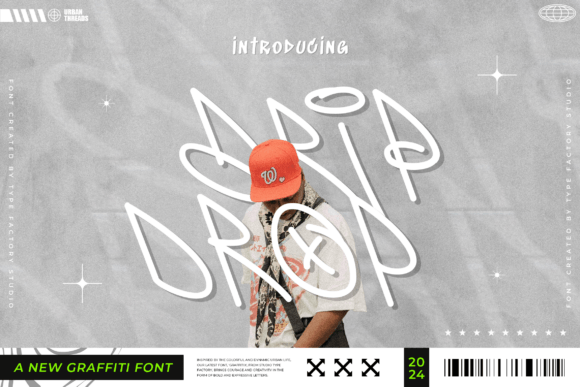 Drip Drop: Capturing the Raw Energy of Street Art in Your Typography