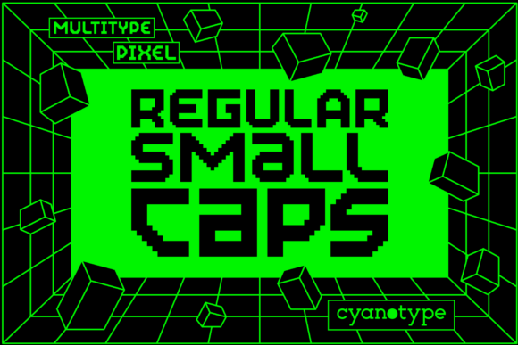 Give Your Designs an Edge with MultiType Pixel Font