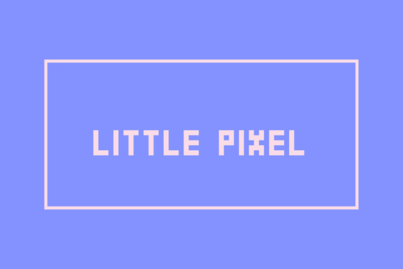 Little Pixel: A Digital Display Font for Modern Creativity