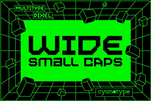 MultiType Pixel Wide: A Modern Display Font for Bold Statements