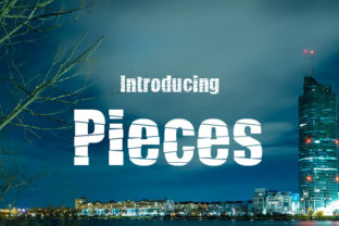 Pieces: The Pixel Display Font That Works