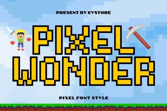 Pixel Wonder: A Font That Injects Instant Energy Into Your Designs