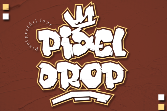 Pixeldrop: A Bold Display Font for Modern Urban Projects