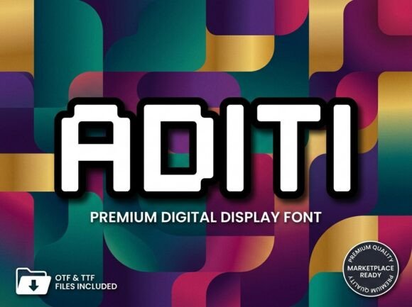 Plug Into the Future with Aditi: A Designer's Guide to This Digital Typeface