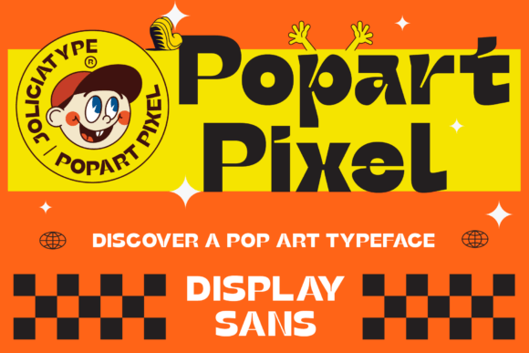 Popart Pixel: A Bold Typeface for Modern Creatives