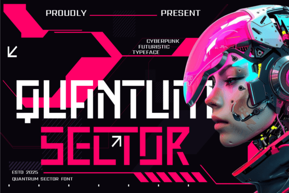 Quantum Sector: The Cyberpunk Font for Digital Pioneers