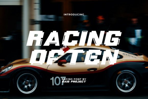 Racing Often: A Bold Typeface for High-Impact Branding